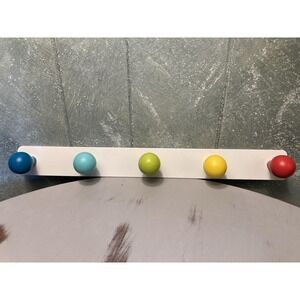 Umbra Color 5 Peg Rack Coat, Towel, Hat Kids Modern Bright